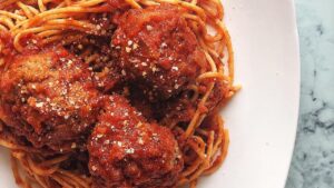 Read more about the article Spaghetti with Turkey Zucchini Meatballs