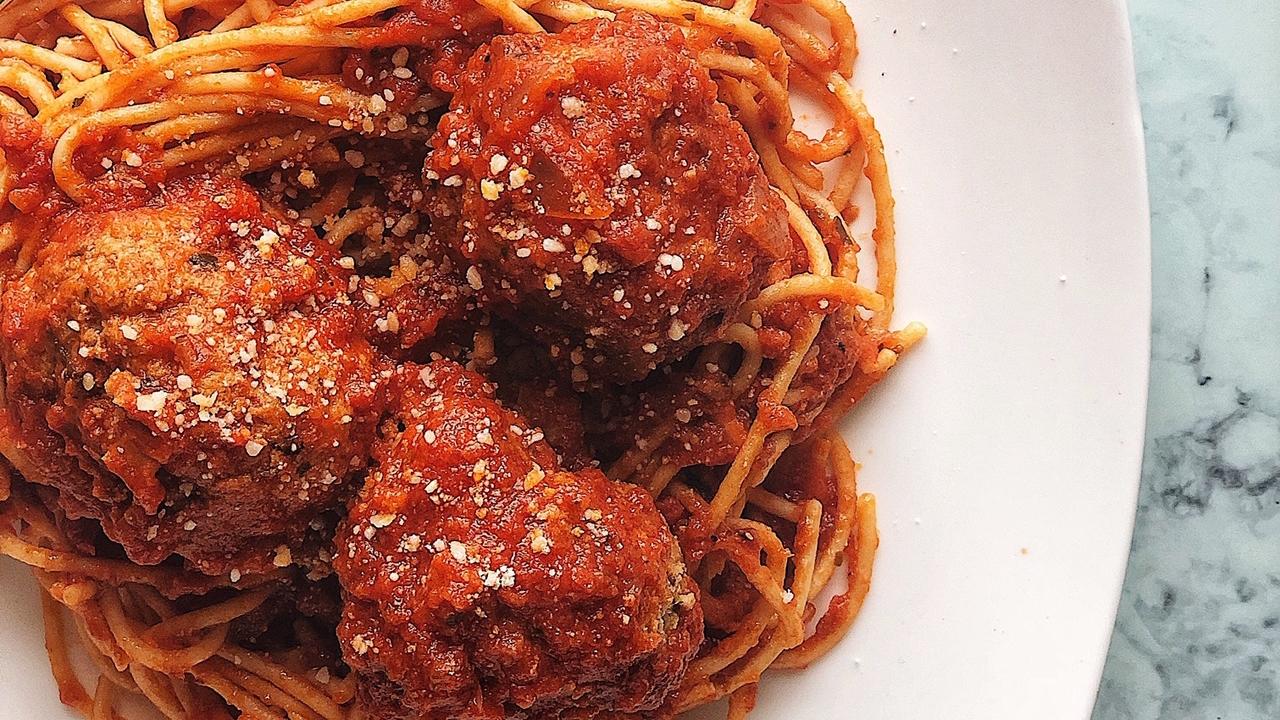 You are currently viewing Spaghetti with Turkey Zucchini Meatballs