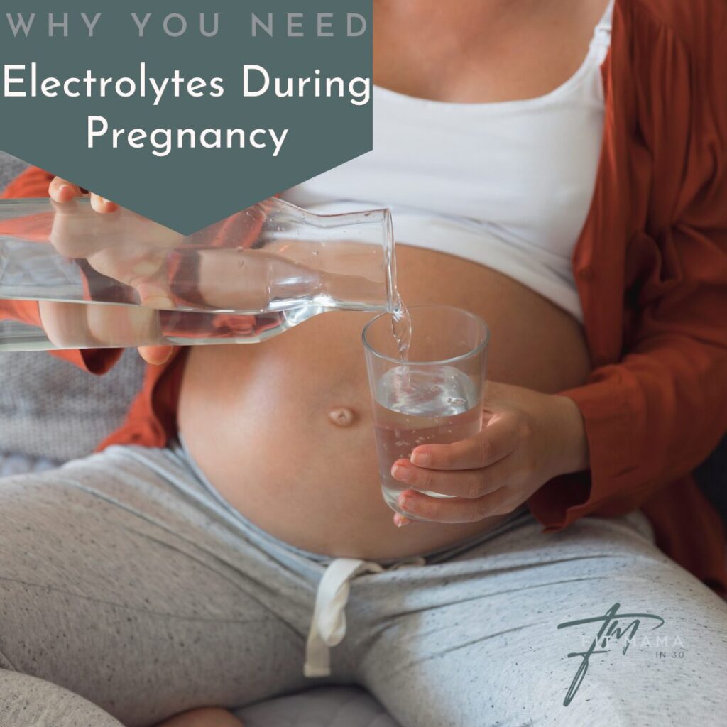 electrolytes during pregnancy